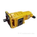 Pompe à engrenage hydraulique double pour Lonking CBGJ2080 / 40